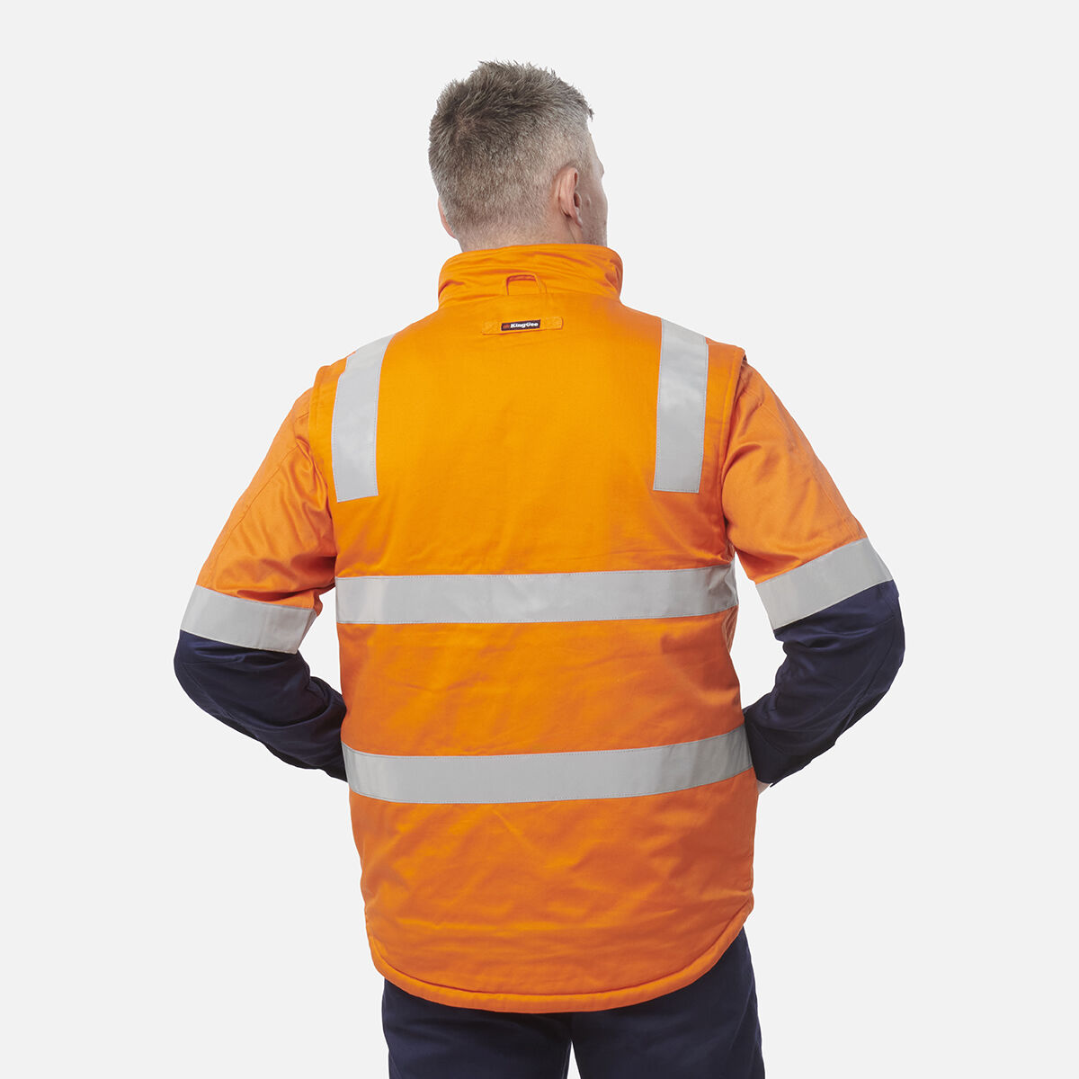 Originals 3 in 1 Hi-Vis Cotton Drill Reflective Work Jacket | Hard