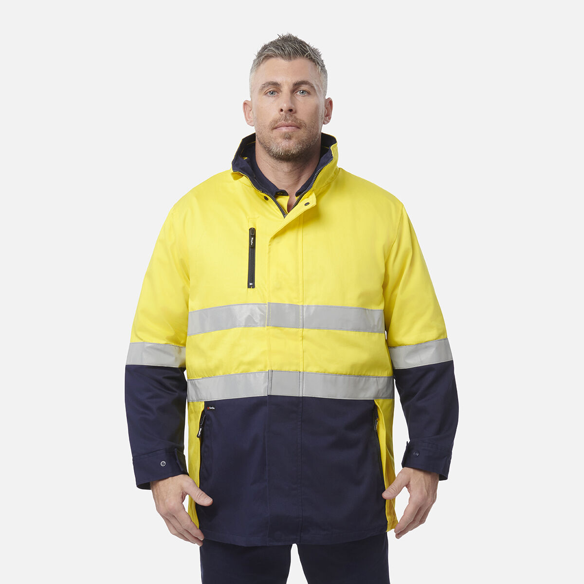 Originals 3 in 1 Hi-Vis Cotton Drill Reflective Work Jacket | Hard