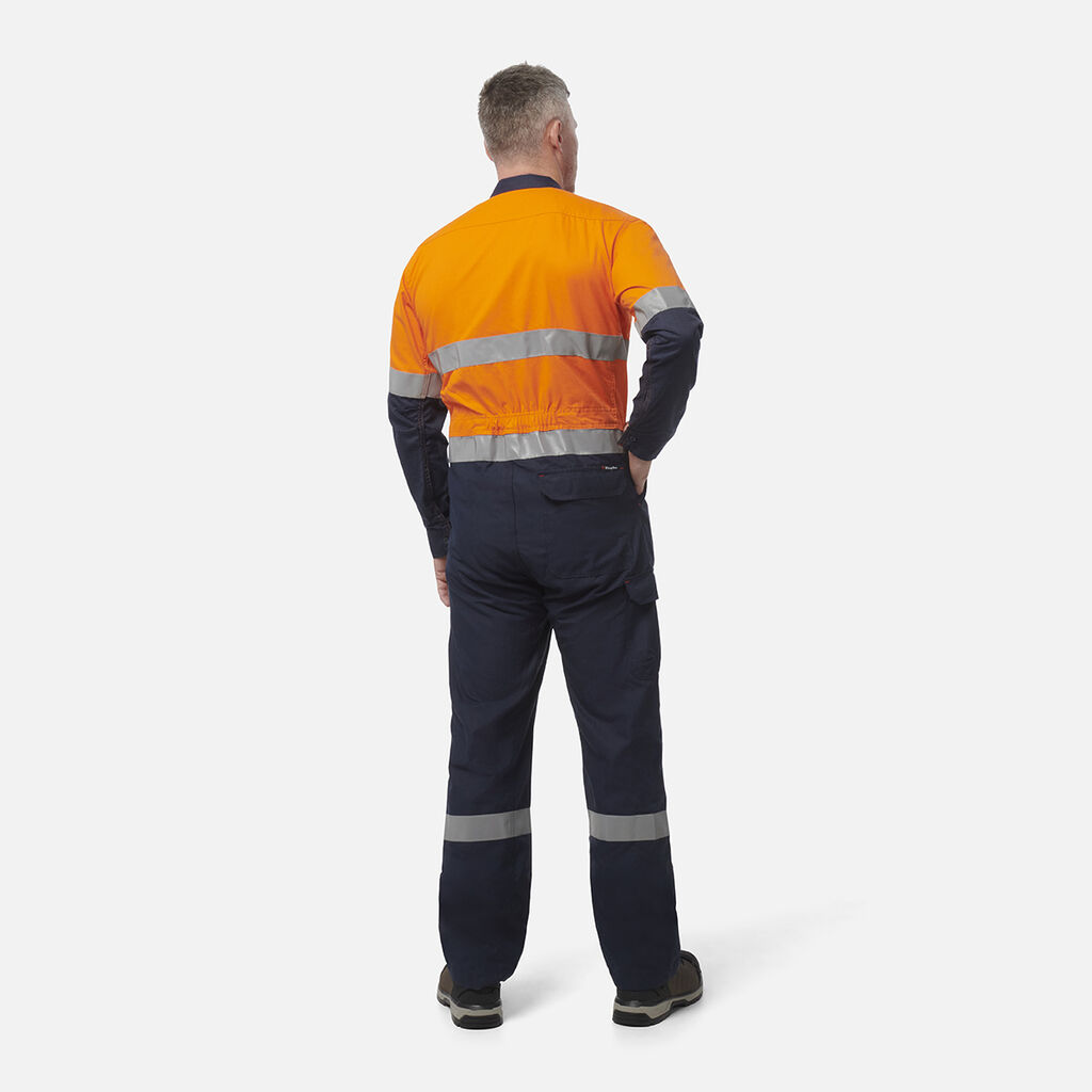 ShieldTec FR Hi Vis Two Tone Coverall With FR Tape PPE2