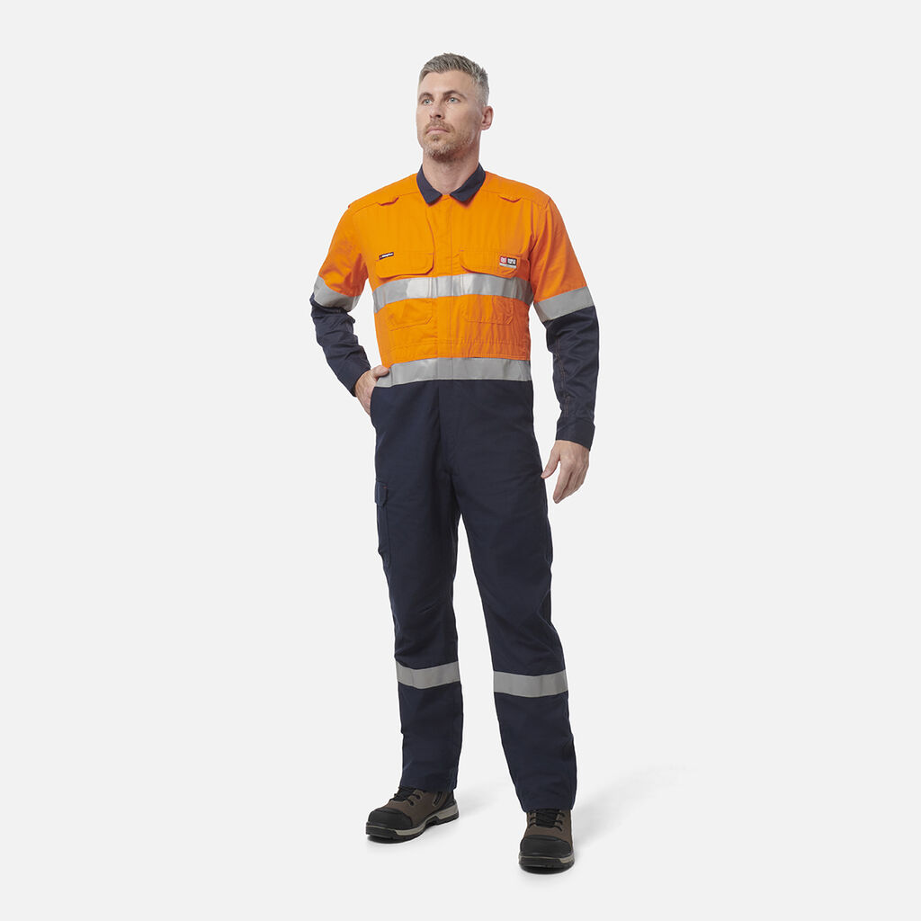 ShieldTec FR Hi Vis Two Tone Coverall With FR Tape PPE2