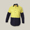 Hi Vis 2Tone Closed Front Long Sleeve Shirt with Gusset